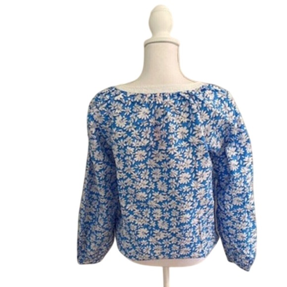 Lily Pulitzer Camryn Tunic Lunar Blue Palm Beach petals NWT Size M - Picture 3 of 4